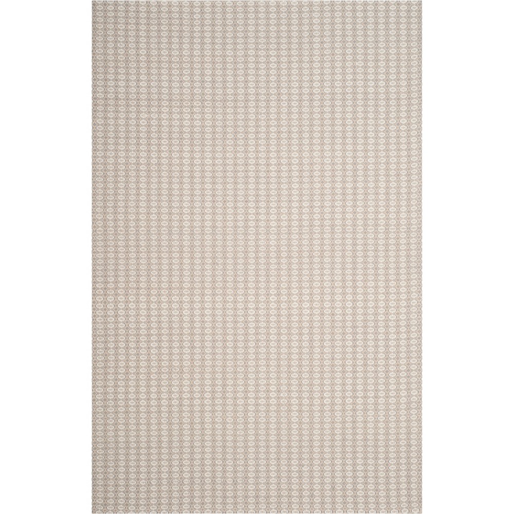 5'x8' Solid Hooked Area Rug Gray/Ivory - Safavieh