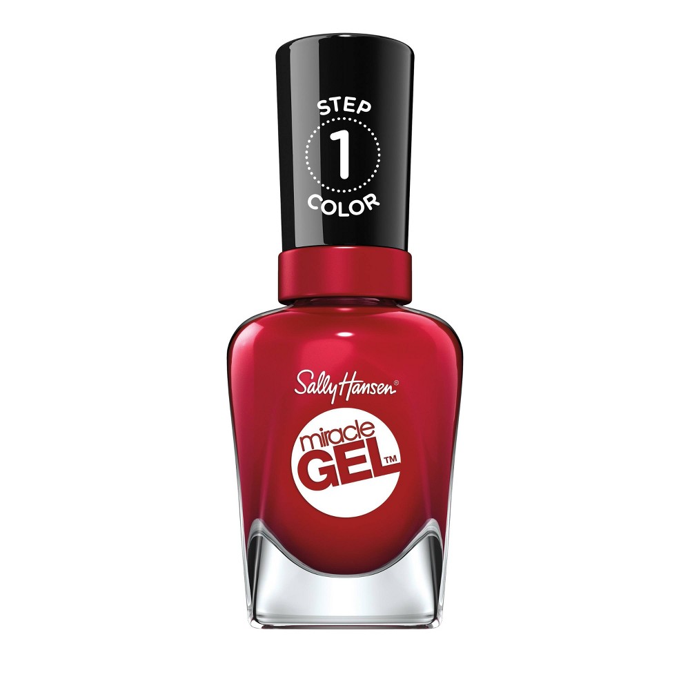 Photos - Nail Polish Sally Hansen Miracle Gel Nail Color - 474 Can't Beet Royalty - 0.5 fl oz 