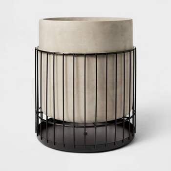 Hilton Carter for Target with Metal Stand Indoor Outdoor Planter