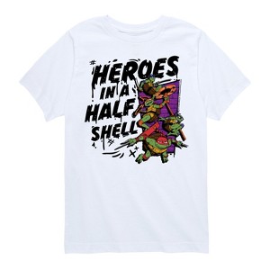 Boys' - Teenage Mutant Ninja Turtles Mutant Mayhem - Heroes In A Half Shell Short Sleeve Graphic T-Shirt - 1 of 4