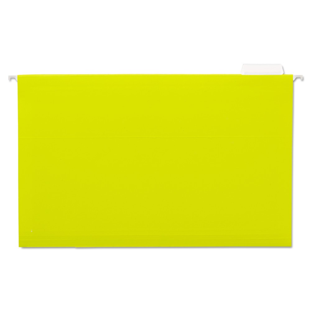UPC 087547142196 product image for Universal One Hanging File Folders, 1/5 Tab, 11 Point Stock, Legal, Yellow, 25/B | upcitemdb.com