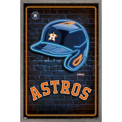 Trends International Mlb Houston Astros - Yordan Alvarez 22 Framed Wall  Poster Prints Barnwood Framed Version 14.725 X 22.375 : Target