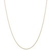 Black Bow Jewelry 0.7mm, 14k Yellow Gold, Cable Rope Chain Necklace - 3 of 4