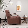 Mlmh & Kngwa 30.7"W Swivel Accent Chair,Modern Upholstered Club Chair with Wood Armrests - 2 of 4
