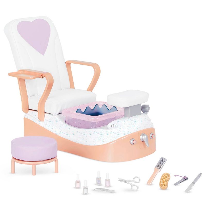 Our Generation Yay, Spa Day! Salon Chair Accessory Set for 18&#34; Dolls, 1 of 6