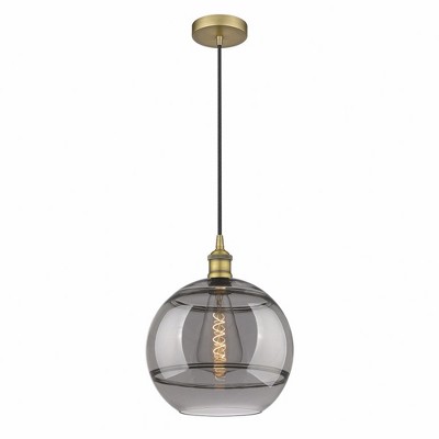 Rochester - 1 Light Cord Hung Mini Pendant In Industrial Style-13.38 Inches Tall and 12 Inches Wide