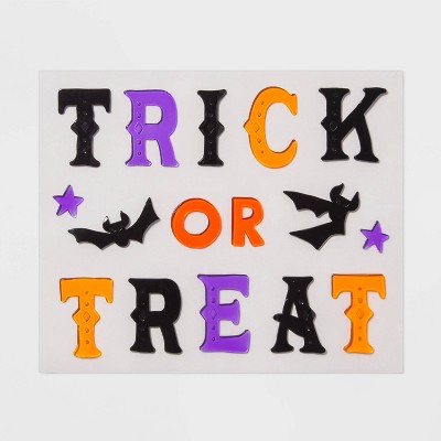 Trick or Treat Halloween Gel Window Clings - Hyde & EEK! Boutique™