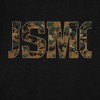 US Marine Corps Usmc Camo Fill Women's Cap Sleeve Baby Rib Crop Top Black - 3 of 4