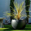 Rosemead Home & Garden, Inc. Concrete Outdoor Planter Pot Black 20"x20" - 3 of 4