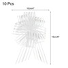 Unique Bargains Christmas Wedding Car Basket Gift Wrapping Big Organza Pull Bow 10 Pcs - 2 of 4