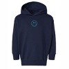 The Juniper Shop Embroidered Smiley Face Outline Toddler Hoodie - 3 of 4