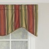 RLF Home Meri Weather Corded Cornice 100% Cotton with Fully Lined 3" Rod Pocket Valnance for Windows 50" x 17" Garden - 3 of 4