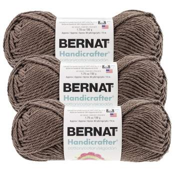 Bernat Softee Cotton Clear White Yarn - 3 Pack Of 120g/4.25oz - Nylon - 3  Dk (light) - 254 Yards - Knitting/crochet : Target