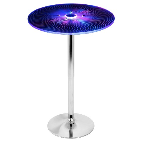 Light up hot sale bar table