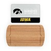 NCAA Iowa Hawkeyes Parawood Billboard Glass Top Serving Tray - 2 of 3