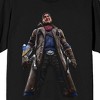 Suicide Squad: Kill the Justice League Captain Boomerang Men's Black Short Sleeve Crew Neck Tee - 2 of 3