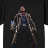 Suicide Squad: Kill the Justice League Captain Boomerang Men's Black Short Sleeve Crew Neck Tee - image 2 of 3