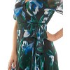 Harlow & Rose Womens Puff Sleeve Faux Wrap Midi Dress - 4 of 4
