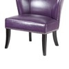 NicBex Faux Leather Accent Chair,Upholstered Living Room Chairs with Mid-Height Backrest,Modern Armless Chair,Accent Chairs for Living Room - 4 of 4