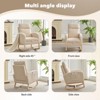 Nursery Rocking Chair with Adjustable Footrest, Glider Chair for Nursery with Two Side Pockets - 4 of 4