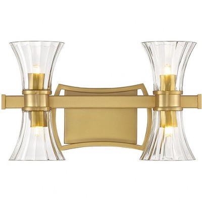 Savoy House Bennington 4 - Light Vanity in  Warm Brass