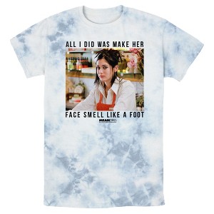 Men's Mean Girls Janis Smell Like a Foot Quote T-Shirt - 1 of 4