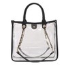 MKF Collection Diva PVC Clear Tote Bag with Tweed Bucket Bag by Mia K - 2 of 4