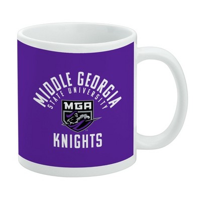Middle Georgia State University Knights Logo Ceramic Coffee Mug Novelty Gift Mugs for Coffee Tea and Hot Drinks 11oz White