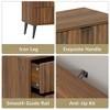 Fluted Dresser with Drawer, Modern Dressers for Bedroom, Natural Wood Dresser Organizer Dresser with Blister Drawers - 4 of 4