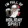 Women's Lost Gods Distressed Santa Beer T-Shirt - 2 of 4