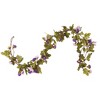 Aghana Digitals 6-Piece Light Purple Artificial Flower Garland, 215cm Silk & PE Romantic Decor for - 3 of 4