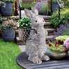 Design Toscano Bunny with Basket Bearing Gifts Easter Rabbit Statue - 2 of 4