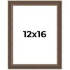 PosterPalooza | Elegant Brown Picture Frame - UV Acrylic, Foam Board Backing, Hanging Hardware - 2 of 4