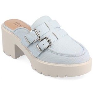 Journee Collection Womens Brydie Light Weight Platform Mule Pumps - 1 of 4
