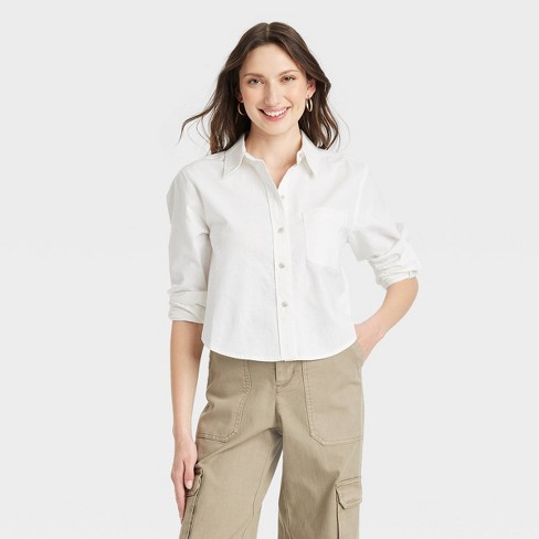 White dress store shirt womens target