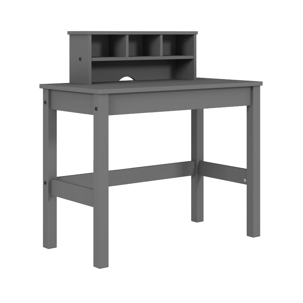 Photos - Office Desk Logan Writing Desk Gray - Acme Furniture