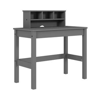 Logan Writing Desk Gray - Acme Furniture