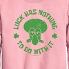 Boys' - SpongeBob Squarepants - Squidward Luck Graphic Long Sleeve Fleece Sweatshirt - 2 of 4