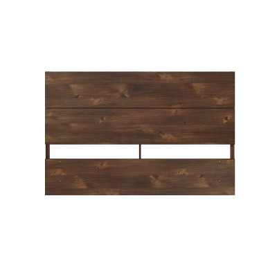 Nexera Full Panel Headboard Truffle: Modern Style, Wood Composite, Spot Clean, 40" Height
