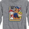 Boys' - Paw Patrol - Little Hero Chase Marshall Rubble Long Sleeve Graphic T-Shirt - 2 of 4