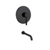 KubeBath Aqua Rondo Matte Black  Tub Filler w/ Rough-In Valve - 2 of 4
