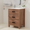 Hyleory KD Freestanding Bathroom Vanity with Resin Single Sink, 24" and 36" available - 2 of 4