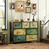 GALAXHERO Entertainment Center 7-Drawer Dresser Media Console Table for Bedroom Living Room Entryway, Steel Frame & Wood Top 45-Inch TV Compatibility - 3 of 4