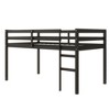Okak Wooden Kids Loft Bed with Ladder, Twin Loft Bed with Safety Guardrail and Bed Platform of Strengthened Slats, Bed Frames for Bedroom - 4 of 4