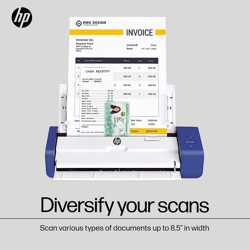 HP Duplex Document Scanner & Photo Scanner W/Auto-Feed Tray for 2-Sided Scanning, 5 of 9