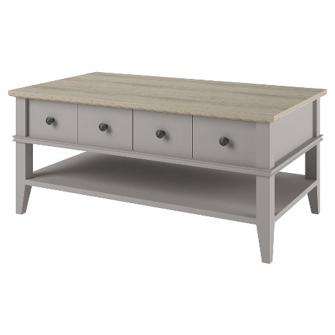 Riverwalk Coffee Table Light Gray Light Brown Room Joy Target