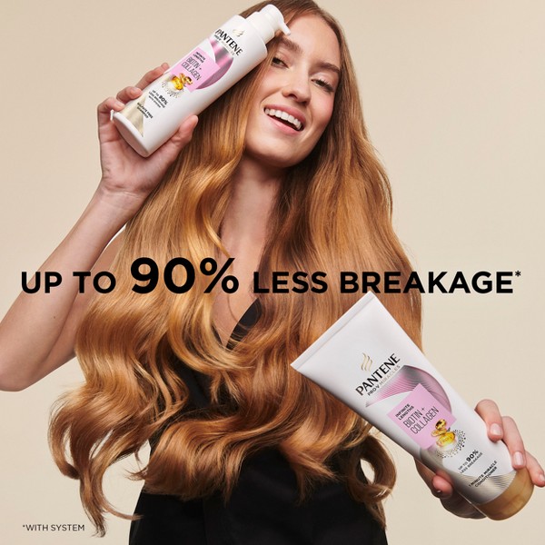 Pantene Pro-V Miracles Infinite Lengths Biotina + Colágeno Champú Sin Sulfatos - 13.5 fl oz: Crecimiento Capilar, Limpieza Básica, Fortalecimiento 8