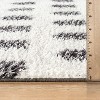 World Rug Gallery Scandinavian Arrow Shag Rug – Modern Look – Anthracite Dark Gray – Easy Maintenance - 3 of 4