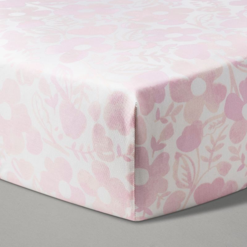 Crib Bedding Set Blushing Pink 3pc - Cloud Island&#8482; Pink, 4 of 7