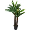 Northlight 5' Potted Two Tone Green Cycas Artificial Floor Plant - image 3 of 4